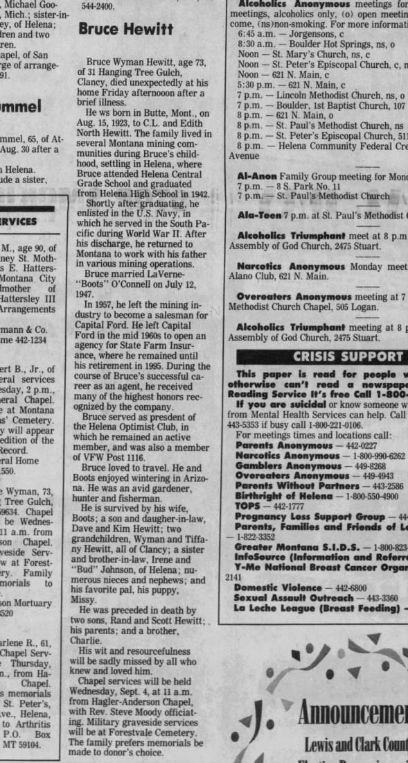 Clipping from The Independent-Record